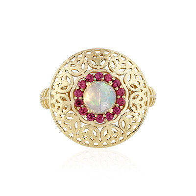 Anello in oro con Opale di Welo (Ornaments by de Melo)