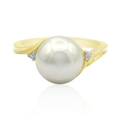 Anello in argento con Perla di Acqua Dolce (TPC)