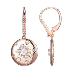 Orecchini in argento con Topazio Bianco (Adela Silber)