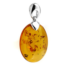 Ciondolo in argento con Ambra Baltica
