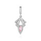 Ciondolo in argento con Tormalina Rosa Nigeriana