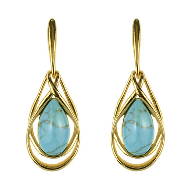 Orecchini in argento con Turchese (dagen)