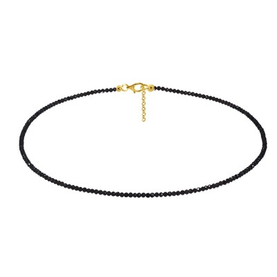 Collana in argento con Tormalina Nera