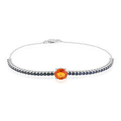 Bracciale in oro con Zaffiro Arancione Ban Ka Cha