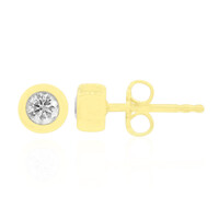 Orecchini in argento con Diamante I2