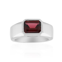 Anello in argento con Rodolite della Rift Valley (Pallanova)