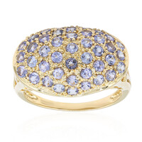 Anello in oro con Tanzanite