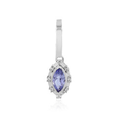 Ciondolo in argento con Tanzanite (non riscaldata)