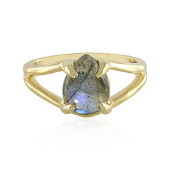 Anello in argento con Labradorite