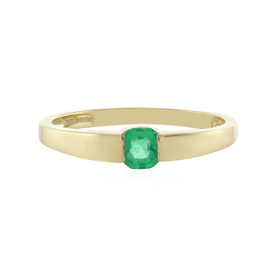 Anello in oro con Smeraldo Colombiano