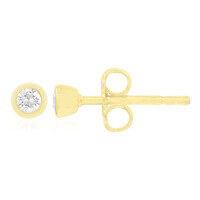 Orecchini in argento con Diamante I1 (G)