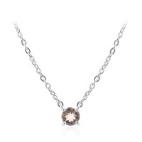 Collana in argento con Morganite