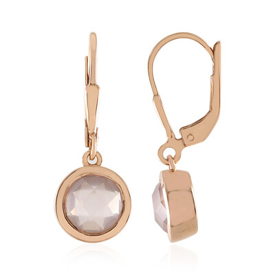 Orecchini in argento con Quarzo Rosa