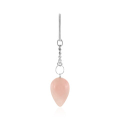 Portachiavi in ottone con Quarzo Rosa