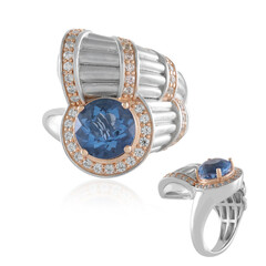 Anello in argento con Fluorite Cangiante (Dallas Prince Designs)