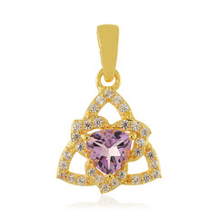 Ciondolo in argento con Ametista Rose de France