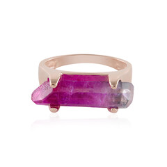 Anello in argento con Quarzo Bicolore