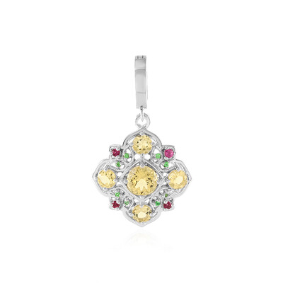Ciondolo in argento con Berillo Giallo