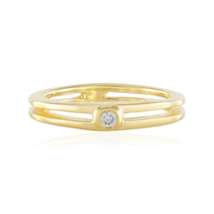 Anello in argento con Diamante I2 (H)