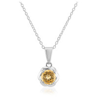 Collana in argento con Citrino
