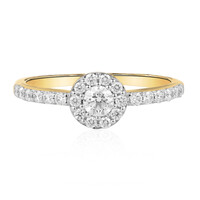 Anello in oro con Diamante IF (D)