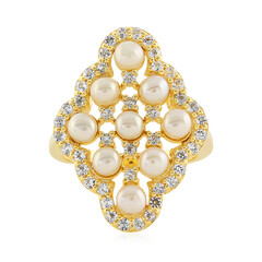 Anello in argento con Perla Akoya