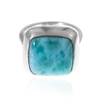 Anello in argento con Larimar