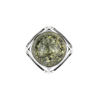 Ciondolo in argento con Ambra Baltica