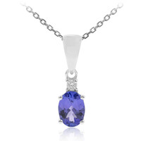 Collana in oro con Tanzanite AAA