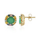 Orecchini in argento con Smeraldo Socoto