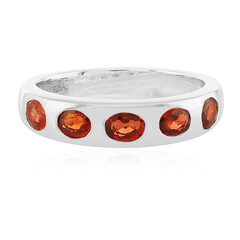 Anello in argento con Rubino Tramonto