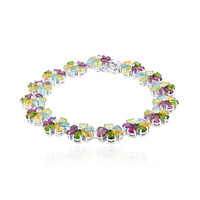 Bracciale in argento con Rodolite
