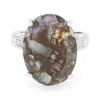 Anello in argento con Quarzo Dinosauro