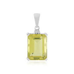 Ciondolo in argento con Quarzo Limone