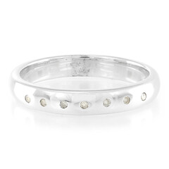 Anello in argento con Diamante Champagne
