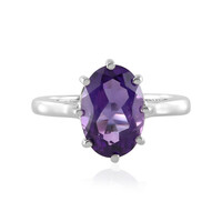 Anello in argento con Ametista Siberiana