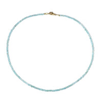 Collana in argento con Apatite Blu