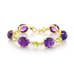 Bracciale in argento con Ametista