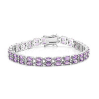 Bracciale in argento con Ametista