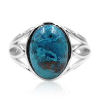 Anello in argento con Malachite Azzurrite