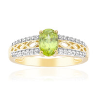 Anello in oro con Sfene Capelinha