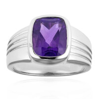 Anello in argento con Ametista Siberiana