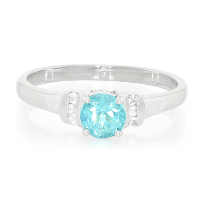 Anello in argento con Apatite Blu