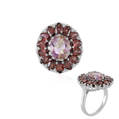 Anello in argento con Ametrina