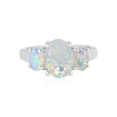 Anello in argento con Opale di Welo