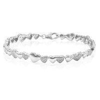 Bracciale in argento con Diamante I3 (I)