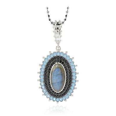 Collana in argento con Labradorite (Dallas Prince Designs)