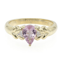 Anello in oro con Tormalina Rosa Cuprian