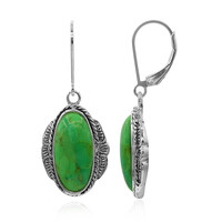 Orecchini in argento con Turchese Kingman Mohave Verde (Art of Nature)