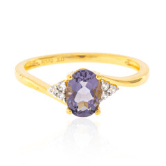 Anello in argento con Quarzo Mirtillo